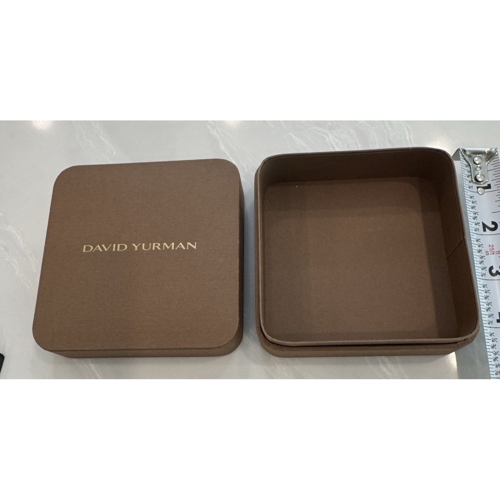 Authentic David Yurman Jewelry Presentation Box 4.5 x 4.5 x 2.25 - Picture 9 of 12